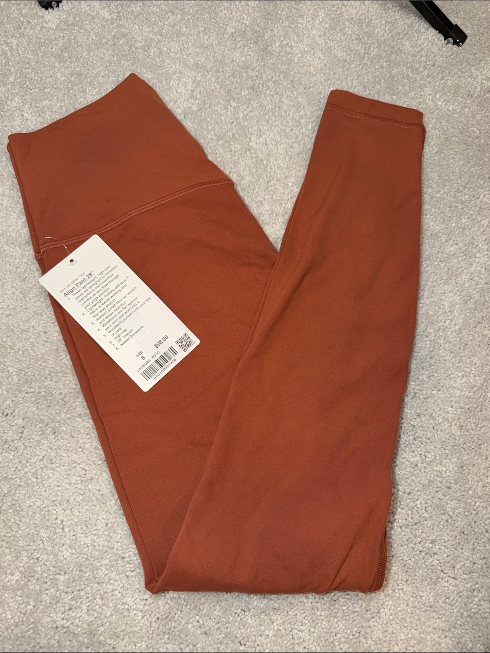 lululemon athletica Kids Rust-Orange Leggings
